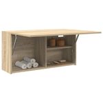 Casa si Gradina - Mobilier - Mobilier baie - Corpuri baie - Dulap perete baie, stejar sonoma, 80x25x40 cm, lemn prelucrat - Infinity.ro