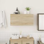 Casa si Gradina - Mobilier - Mobilier baie - Corpuri baie - Dulap perete baie, stejar sonoma, 80x25x40 cm, lemn prelucrat - Infinity.ro
