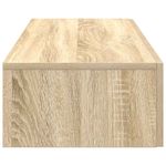 Casa si Gradina - Mobilier - Biblioteci si rafturi - Rafturi - Raft de perete cu sertare Stejar Sonoma lemn prelucrat, mărime 100x36x19 cm - Infinity.ro