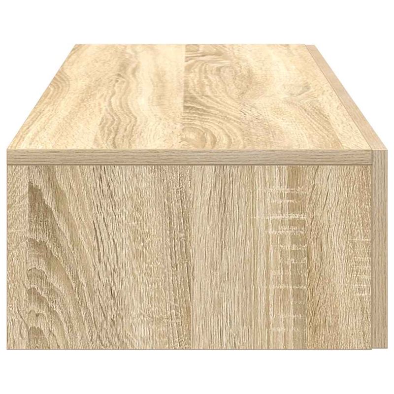 Casa si Gradina - Mobilier - Biblioteci si rafturi - Rafturi - Raft de perete cu sertare Stejar Sonoma lemn prelucrat, mărime 100x36x19 cm - Infinity.ro