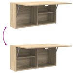 Casa si Gradina - Mobilier - Mobilier baie - Corpuri baie - Dulap perete baie, stejar sonoma, 80x25x40 cm, lemn prelucrat - Infinity.ro