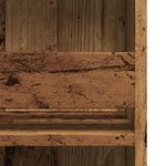 Casa si Gradina - Mobilier - Mese si birouri - Mese bucatarie si dining - Masa de bar cu raft de depozitare, Lemn vechi, 102x50x103,5 cm - Infinity.ro