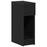 Casa si Gradina - Mobilier - Comode si corpuri - Noptiere - Noptiera cu sertar stejar negru 20x36x60 cm - Infinity.ro