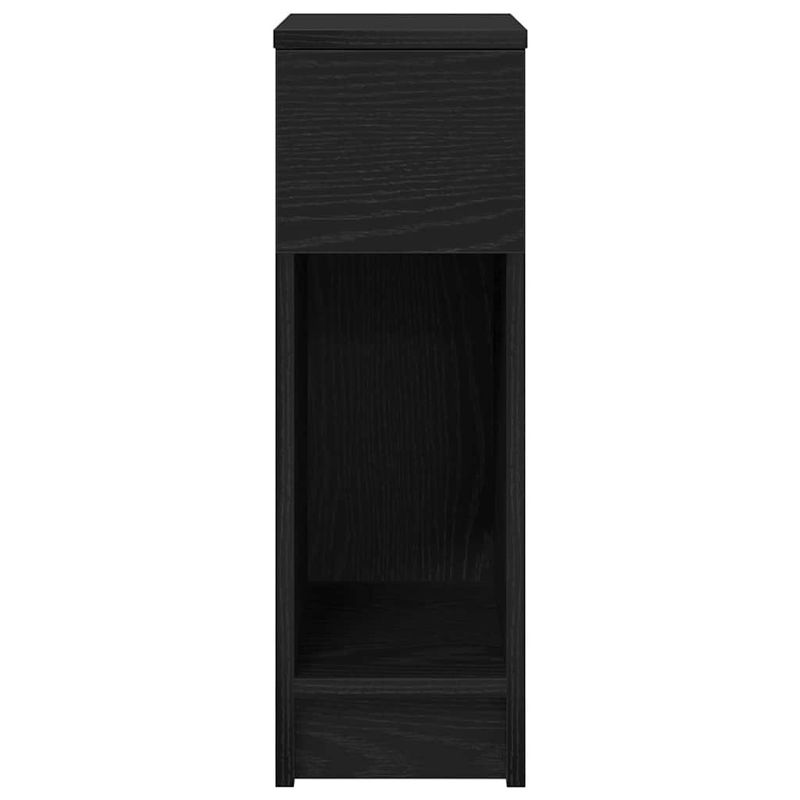 Casa si Gradina - Mobilier - Comode si corpuri - Noptiere - Noptiera cu sertar stejar negru 20x36x60 cm - Infinity.ro