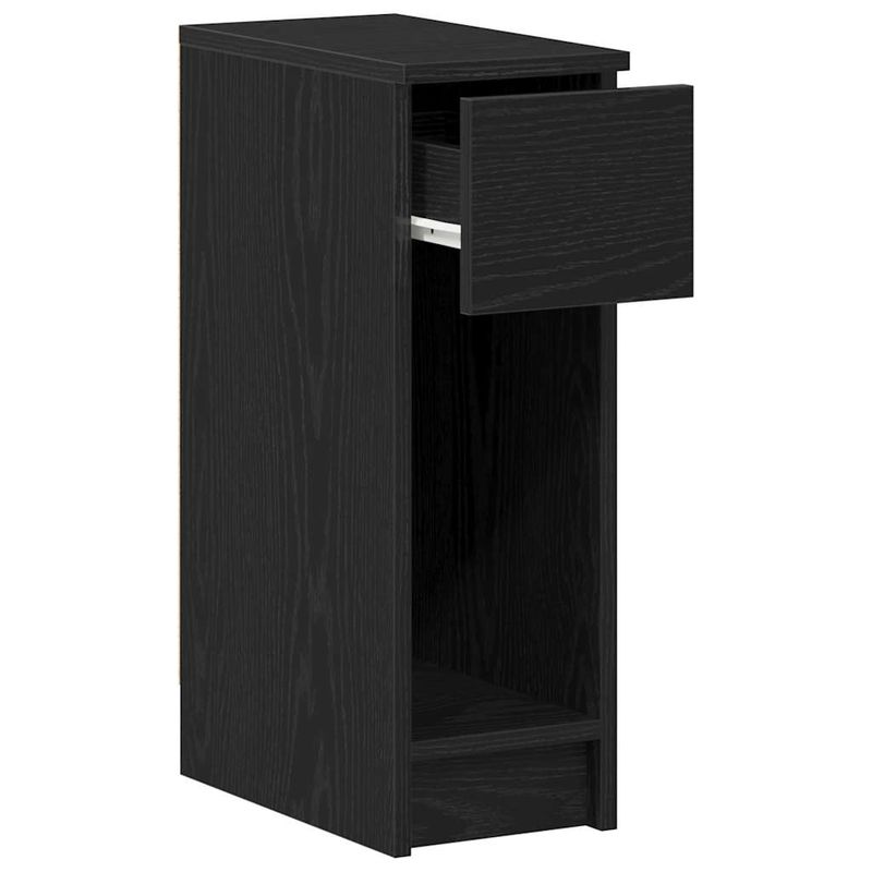 Casa si Gradina - Mobilier - Comode si corpuri - Noptiere - Noptiera cu sertar stejar negru 20x36x60 cm - Infinity.ro