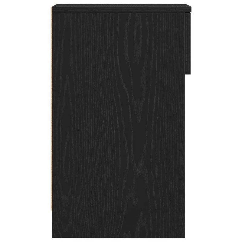 Casa si Gradina - Mobilier - Comode si corpuri - Noptiere - Noptiera cu sertar stejar negru 20x36x60 cm - Infinity.ro