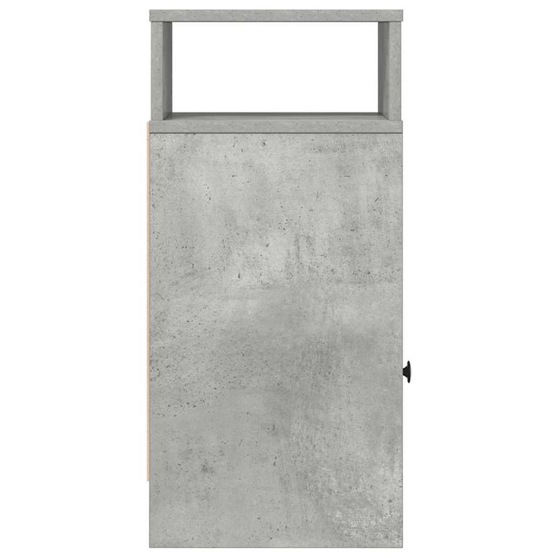 Casa si Gradina - Mobilier - Comode si corpuri - Noptiere - Noptiera cu sertar gri beton 25x31x66 cm - Infinity.ro