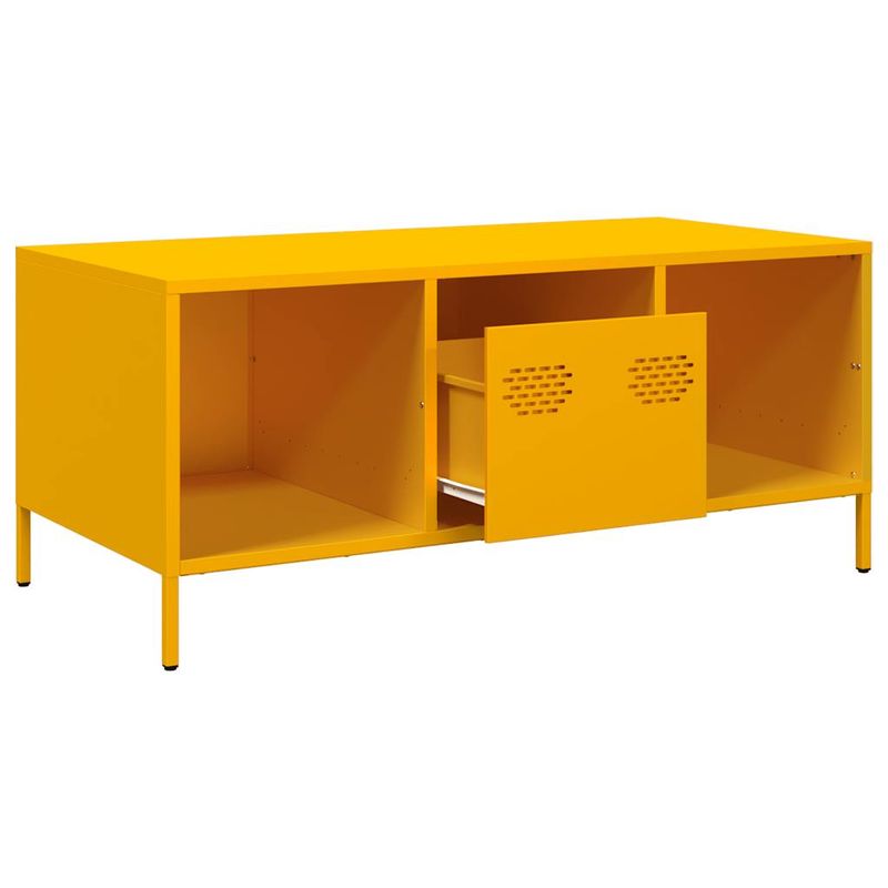 Casa si Gradina - Mobilier - Mese si birouri - Masute de cafea - Masuta de cafea galben mustar otel laminat la rece - Infinity.ro
