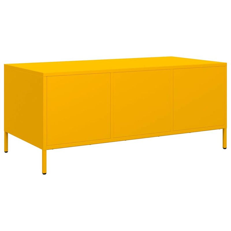 Casa si Gradina - Mobilier - Mese si birouri - Masute de cafea - Masuta de cafea galben mustar otel laminat la rece - Infinity.ro