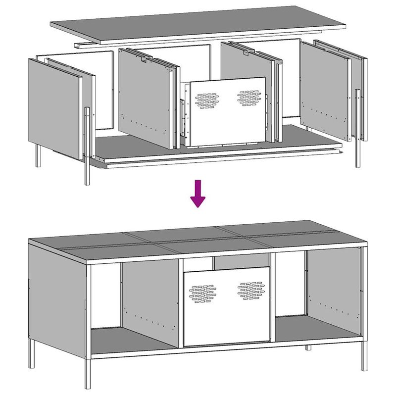 Casa si Gradina - Mobilier - Mese si birouri - Masute de cafea - Masuta de cafea galben mustar otel laminat la rece - Infinity.ro