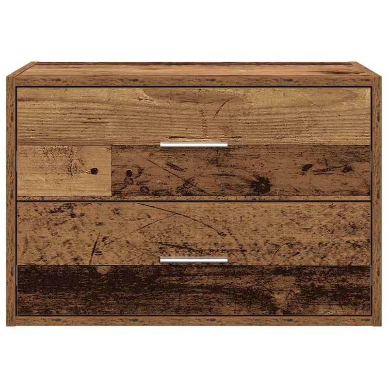 Casa si Gradina - Mobilier - Comode si corpuri - Comode - Dulap cu 2 sertare Lemn vechi 60x31x40 cm Lemn prelucrat - Infinity.ro