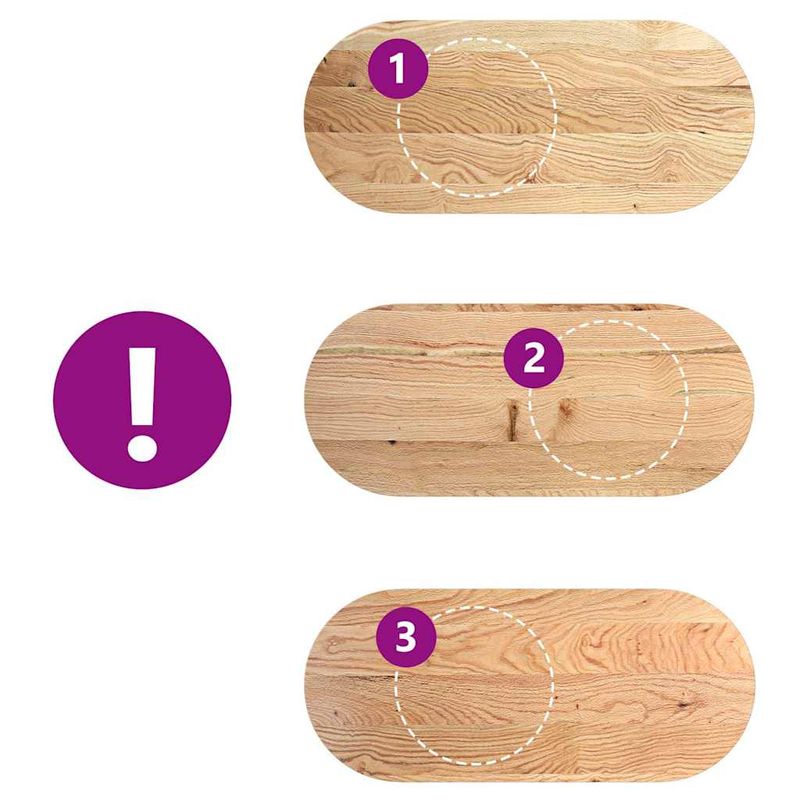 Casa si Gradina - Mobilier - Feronerie si accesorii mobila - Blat de masa 140x60x4 cm lemn masiv de stejar oval - Infinity.ro