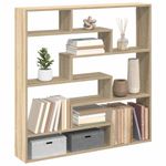Casa si Gradina - Mobilier - Biblioteci si rafturi - Rafturi - Raft cubic perete 7 compartimente stejar sonoma lemn prelucrat - Infinity.ro