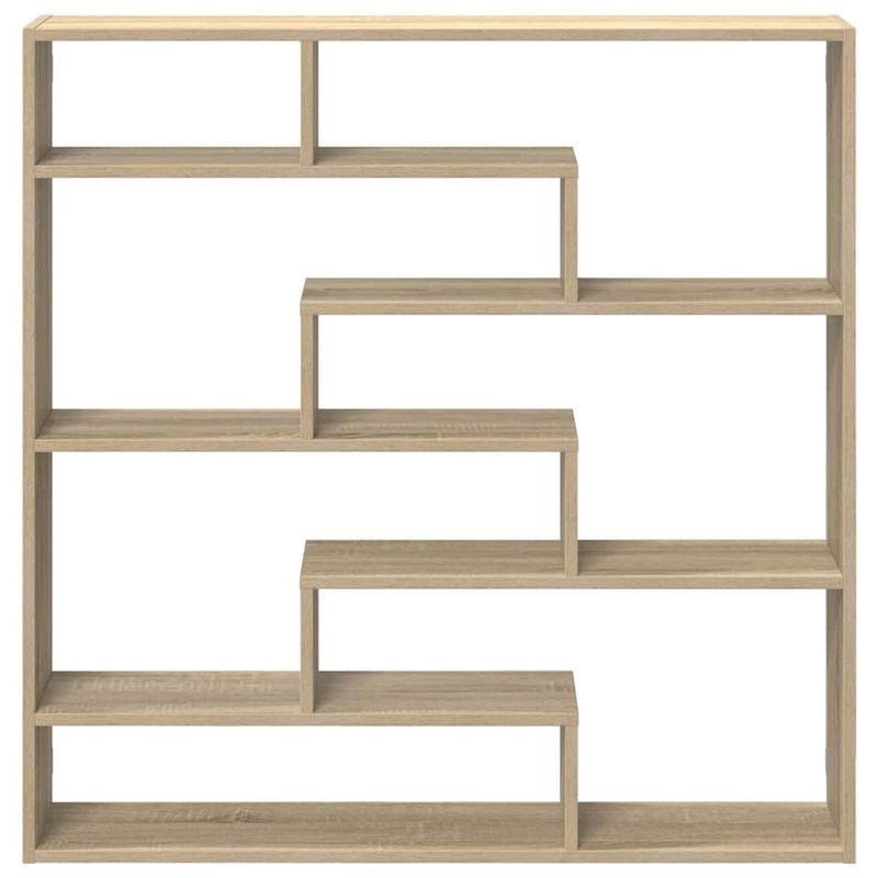 Casa si Gradina - Mobilier - Biblioteci si rafturi - Rafturi - Raft cubic perete 7 compartimente stejar sonoma lemn prelucrat - Infinity.ro