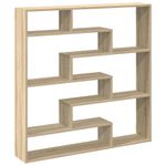 Casa si Gradina - Mobilier - Biblioteci si rafturi - Rafturi - Raft cubic perete 7 compartimente stejar sonoma lemn prelucrat - Infinity.ro