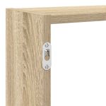 Casa si Gradina - Mobilier - Biblioteci si rafturi - Rafturi - Raft cubic perete 7 compartimente stejar sonoma lemn prelucrat - Infinity.ro