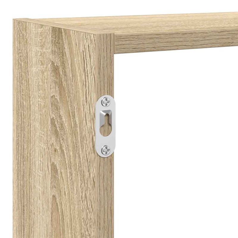 Casa si Gradina - Mobilier - Biblioteci si rafturi - Rafturi - Raft cubic perete 7 compartimente stejar sonoma lemn prelucrat - Infinity.ro