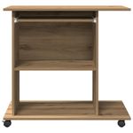 Casa si Gradina - Mobilier - Mese si birouri - Birouri - Birou pentru computer Stejar artizanal Lemn prelucrat - Infinity.ro