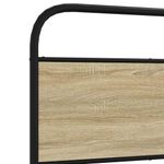Casa si Gradina - Mobilier - Paturi si accesorii - Paturi - Cadru de pat fara saltea 107x203 cm Lemn derivat stejar Sonoma - Infinity.ro