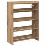 Casa si Gradina - Mobilier - Organizare si depozitare - Organizator incaltaminte - Pantofar, stejar artizanal, 80x25x61,5 cm lemn prelucrat, lăţime 60 cm, înălțime 81 cm - Infinity.ro