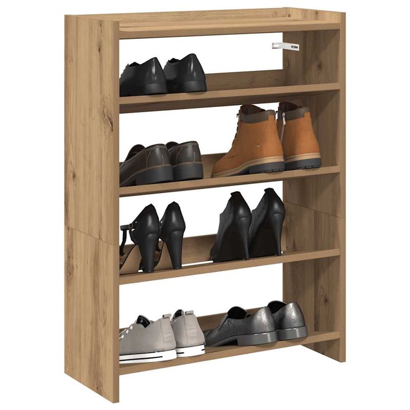 Casa si Gradina - Mobilier - Organizare si depozitare - Organizator incaltaminte - Pantofar, stejar artizanal, 80x25x61,5 cm lemn prelucrat, lăţime 60 cm, înălțime 81 cm - Infinity.ro