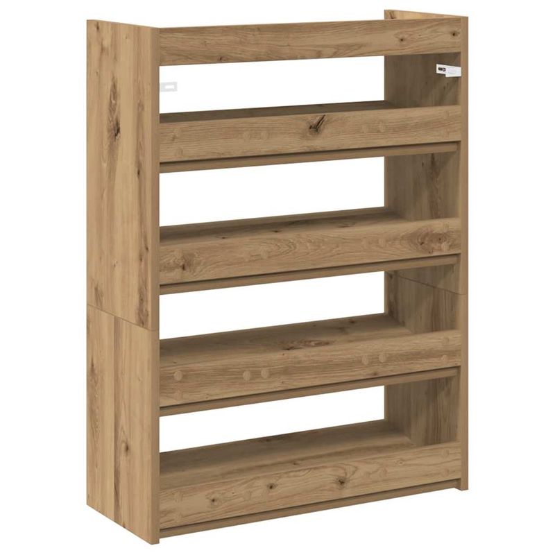 Casa si Gradina - Mobilier - Organizare si depozitare - Organizator incaltaminte - Pantofar, stejar artizanal, 80x25x61,5 cm lemn prelucrat, lăţime 60 cm, înălțime 81 cm - Infinity.ro