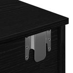 Casa si Gradina - Mobilier - Biblioteci si rafturi - Rafturi - Raft de perete cu sertare negru 100x37,5x19 cm lemn prelucrat - Infinity.ro