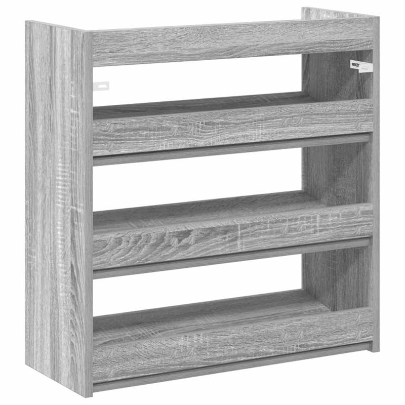 Casa si Gradina - Mobilier - Organizare si depozitare - Organizator incaltaminte - Pantofar, gri sonoma, 60x25x62 cm, lemn compozit - Infinity.ro
