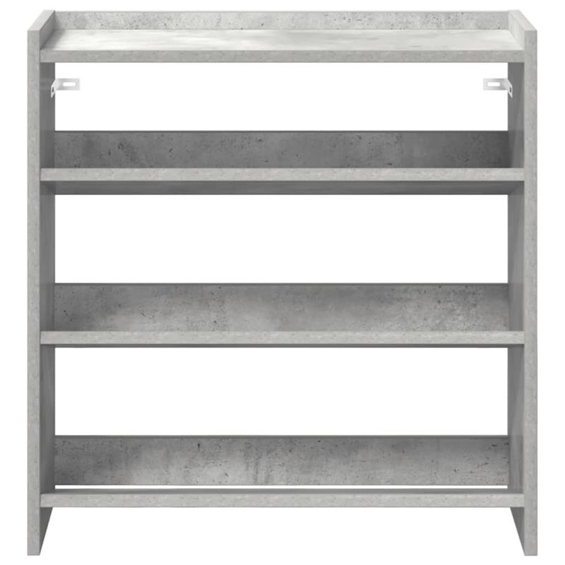 Casa si Gradina - Mobilier - Organizare si depozitare - Organizator incaltaminte - Pantofar, gri beton, 60x25x62 cm, lemn prelucrat - Infinity.ro