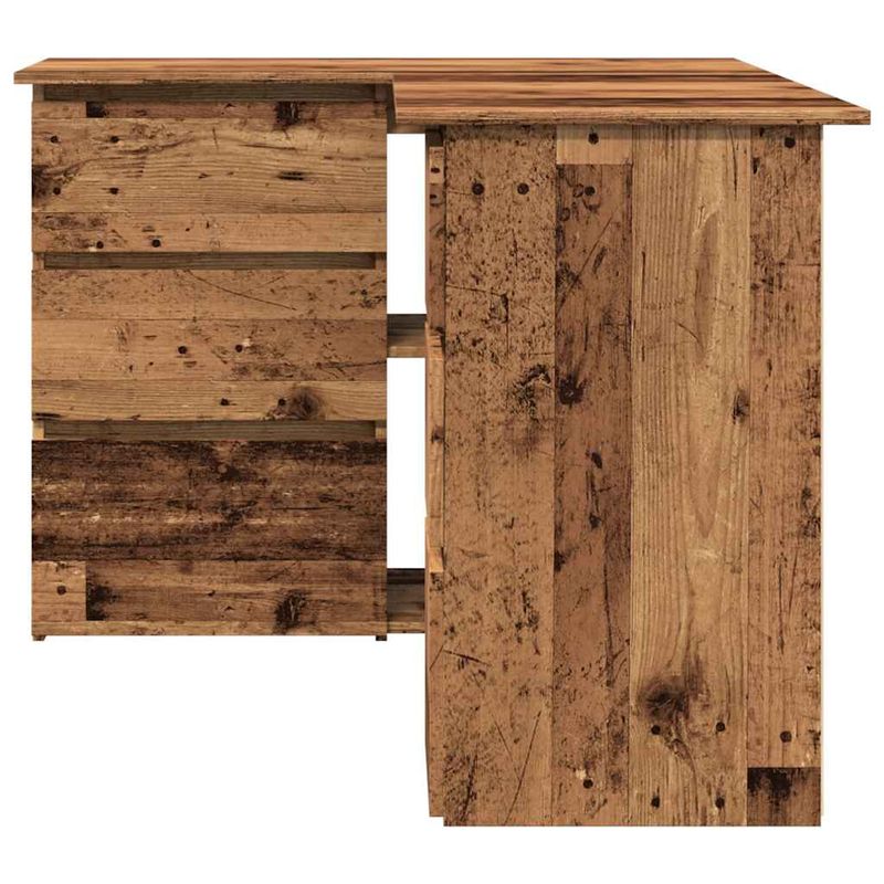 Casa si Gradina - Mobilier - Mese si birouri - Birouri - Birou de colt, lemn vechi, 145 x 100 x 76 cm, PAL - Infinity.ro