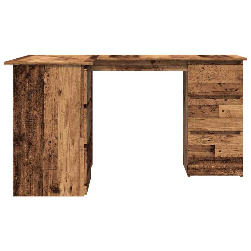 Casa si Gradina - Mobilier - Mese si birouri - Birouri - Birou de colt, lemn vechi, 145 x 100 x 76 cm, PAL - Infinity.ro