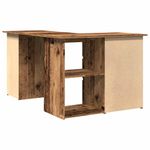 Casa si Gradina - Mobilier - Mese si birouri - Birouri - Birou de colt, lemn vechi, 145 x 100 x 76 cm, PAL - Infinity.ro