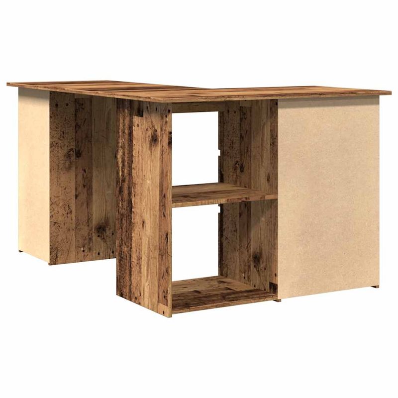 Casa si Gradina - Mobilier - Mese si birouri - Birouri - Birou de colt, lemn vechi, 145 x 100 x 76 cm, PAL - Infinity.ro