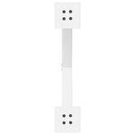 Casa si Gradina - Mobilier - Feronerie si accesorii mobila - Picioare masuta cafea in forma de X, 2 buc alb 60x(42-43)cm otel, mărime 60x(42-43) cm (40 mm) - Infinity.ro