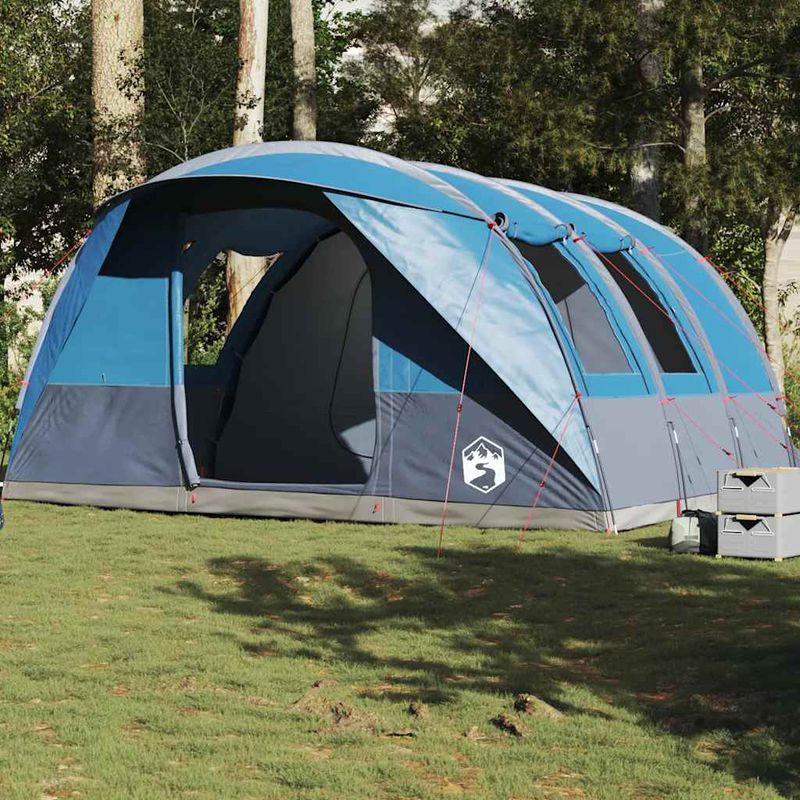 Sport si Outdoor - Camping - Corturi camping - Cort de camping pentru 5 persoane, albastru, impermeabil - Infinity.ro