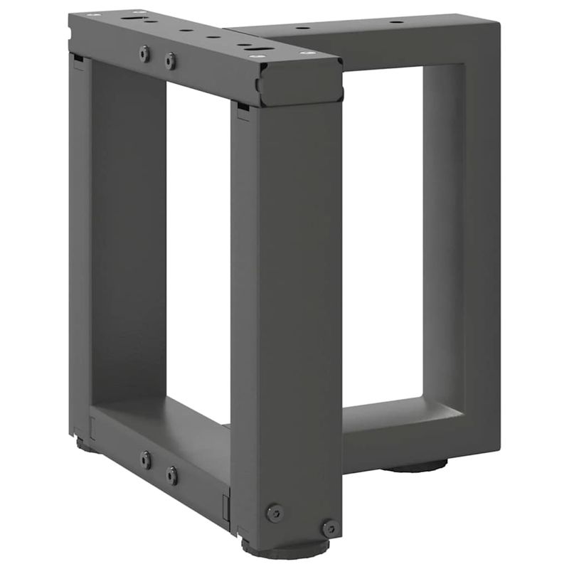 Casa si Gradina - Mobilier - Feronerie si accesorii mobila - Picioare pentru masuta cafea in forma de T, 2 buc Antracit Otel, mărime 30x25x(30-31) cm - Infinity.ro