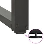 Casa si Gradina - Mobilier - Feronerie si accesorii mobila - Picioare pentru masuta cafea in forma de T, 2 buc Antracit Otel, mărime 30x25x(30-31) cm - Infinity.ro