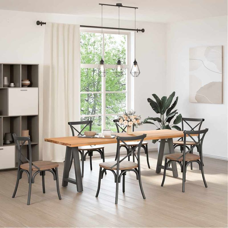 Casa si Gradina - Mobilier - Feronerie si accesorii mobila - Picioare pentru masuta cafea in forma de A, 2 buc Antracit Otel, mărime 60x(72-73) cm - Infinity.ro