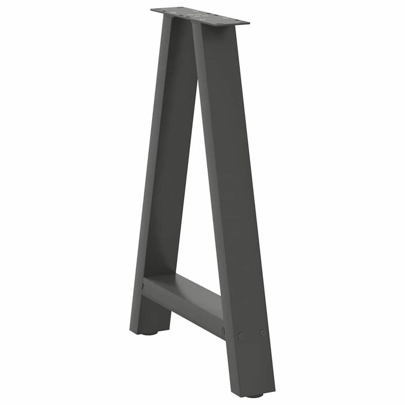 Casa si Gradina - Mobilier - Feronerie si accesorii mobila - Picioare pentru masuta cafea in forma de A, 2 buc Antracit Otel, mărime 60x(72-73) cm - Infinity.ro