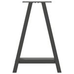 Casa si Gradina - Mobilier - Feronerie si accesorii mobila - Picioare pentru masuta cafea in forma de A, 2 buc Antracit Otel, mărime 60x(72-73) cm - Infinity.ro