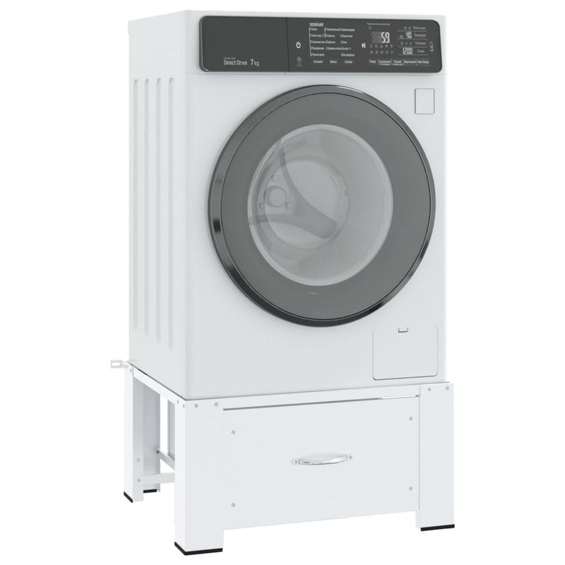 Electronice si Electrocasnice - Masini de spalat vase - Accesorii masini de spalat vase - Suport pentru masina de spalat cu sertar, alb - Infinity.ro