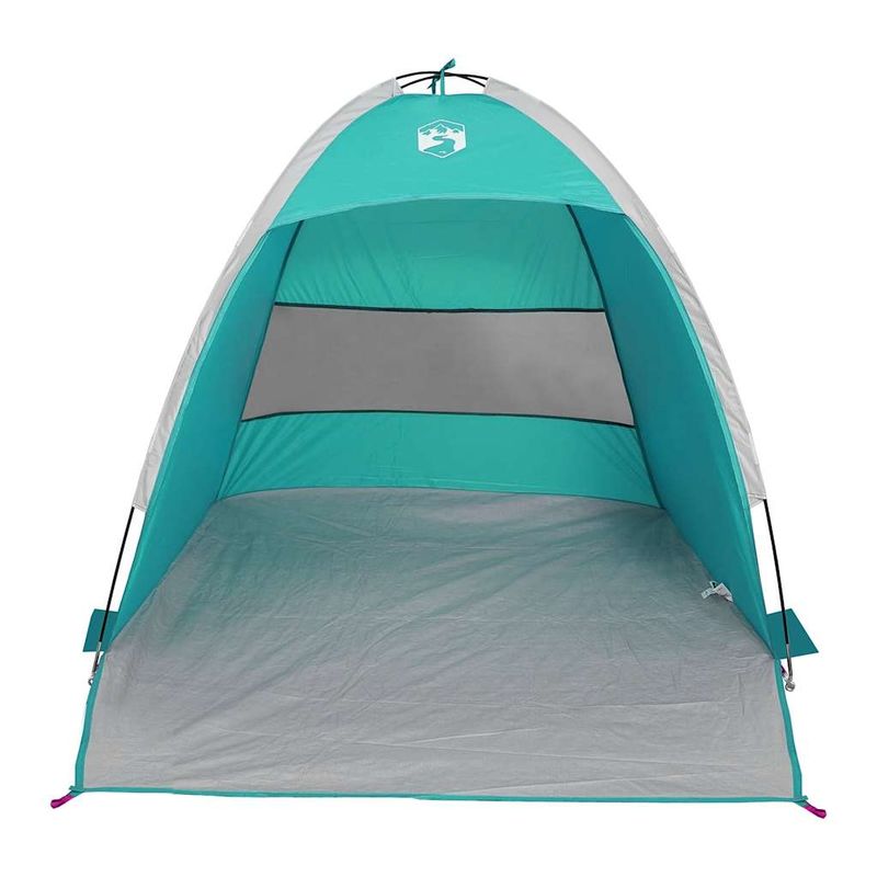 Sport si Outdoor - Camping - Corturi camping - Cort de plaja 3 persoane, verde marin, impermeabil - Infinity.ro
