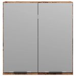 Casa si Gradina - Mobilier - Mobilier baie - Corpuri baie - Dulap cu oglinda de baie lemn vechi 64x20x66,5 cm lemn de lemn - Infinity.ro