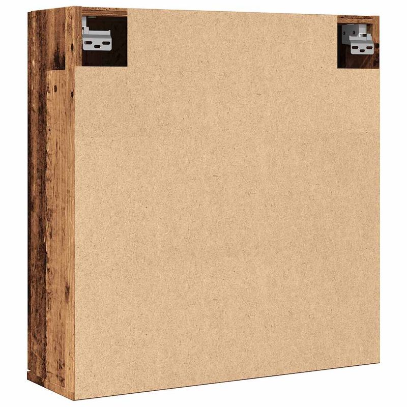 Casa si Gradina - Mobilier - Mobilier baie - Corpuri baie - Dulap cu oglinda de baie lemn vechi 64x20x66,5 cm lemn de lemn - Infinity.ro