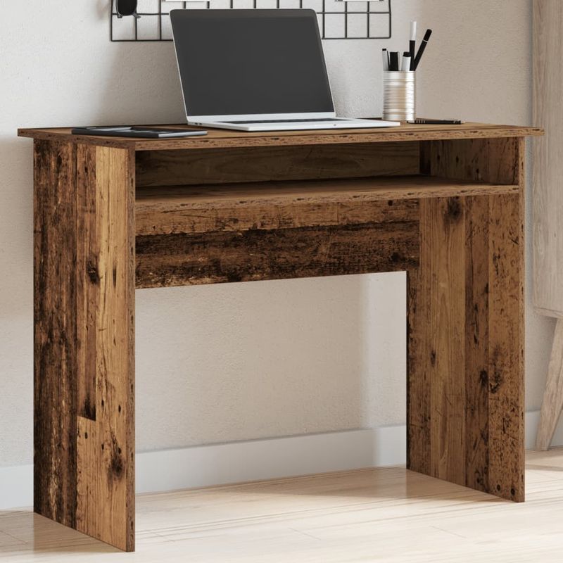 Casa si Gradina - Mobilier - Mese si birouri - Birouri - Birou, lemn vechi, 90x50x74 cm, lemn prelucrat - Infinity.ro
