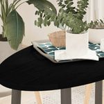 Casa si Gradina - Mobilier - Feronerie si accesorii mobila - Blat de masa maro inchis 100x50x2 cm lemn masiv de stejar oval - Infinity.ro