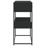 Casa si Gradina - Mobilier - Comode si corpuri - Console - Masuta consola, negru, 90x35x80 cm, lemn prelucrat - Infinity.ro