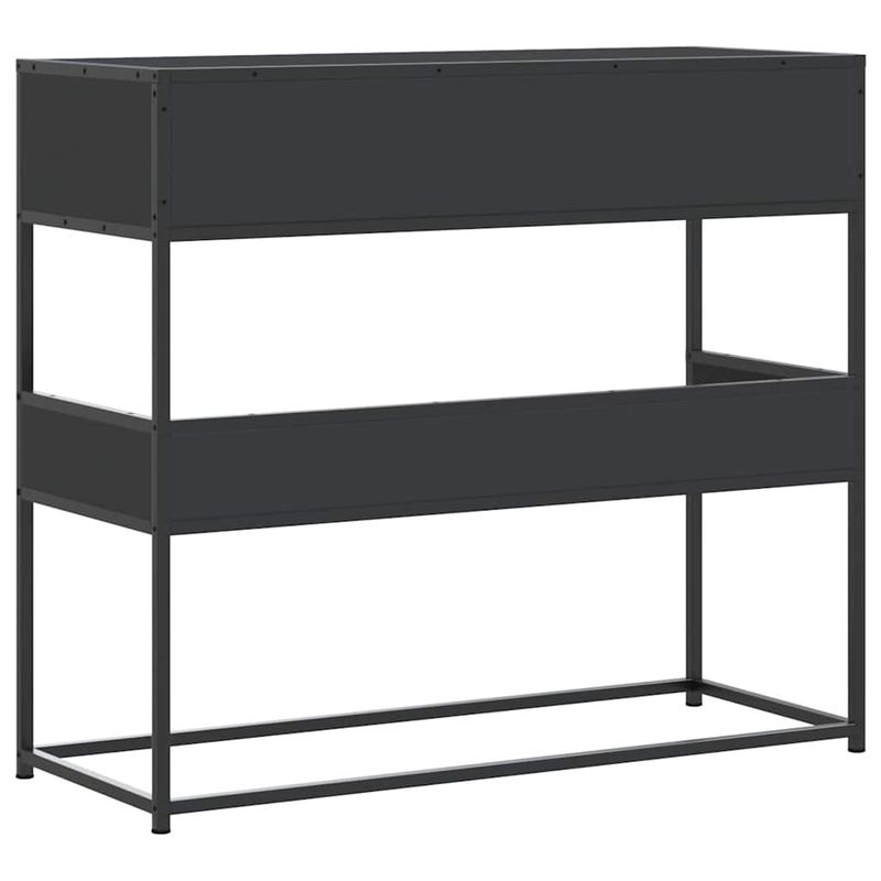 Casa si Gradina - Mobilier - Comode si corpuri - Console - Masuta consola, negru, 90x35x80 cm, lemn prelucrat - Infinity.ro