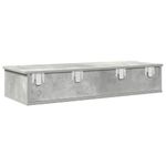 Casa si Gradina - Mobilier - Biblioteci si rafturi - Rafturi - Raft de perete cu sertare Gri beton Lemn prelucrat - Infinity.ro