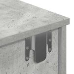Casa si Gradina - Mobilier - Biblioteci si rafturi - Rafturi - Raft de perete cu sertare Gri beton Lemn prelucrat - Infinity.ro